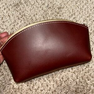 Portland leather makeup case